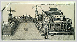 Grafelijke site omstreeks 1641 naar A. Sanderus  Stadsarchief